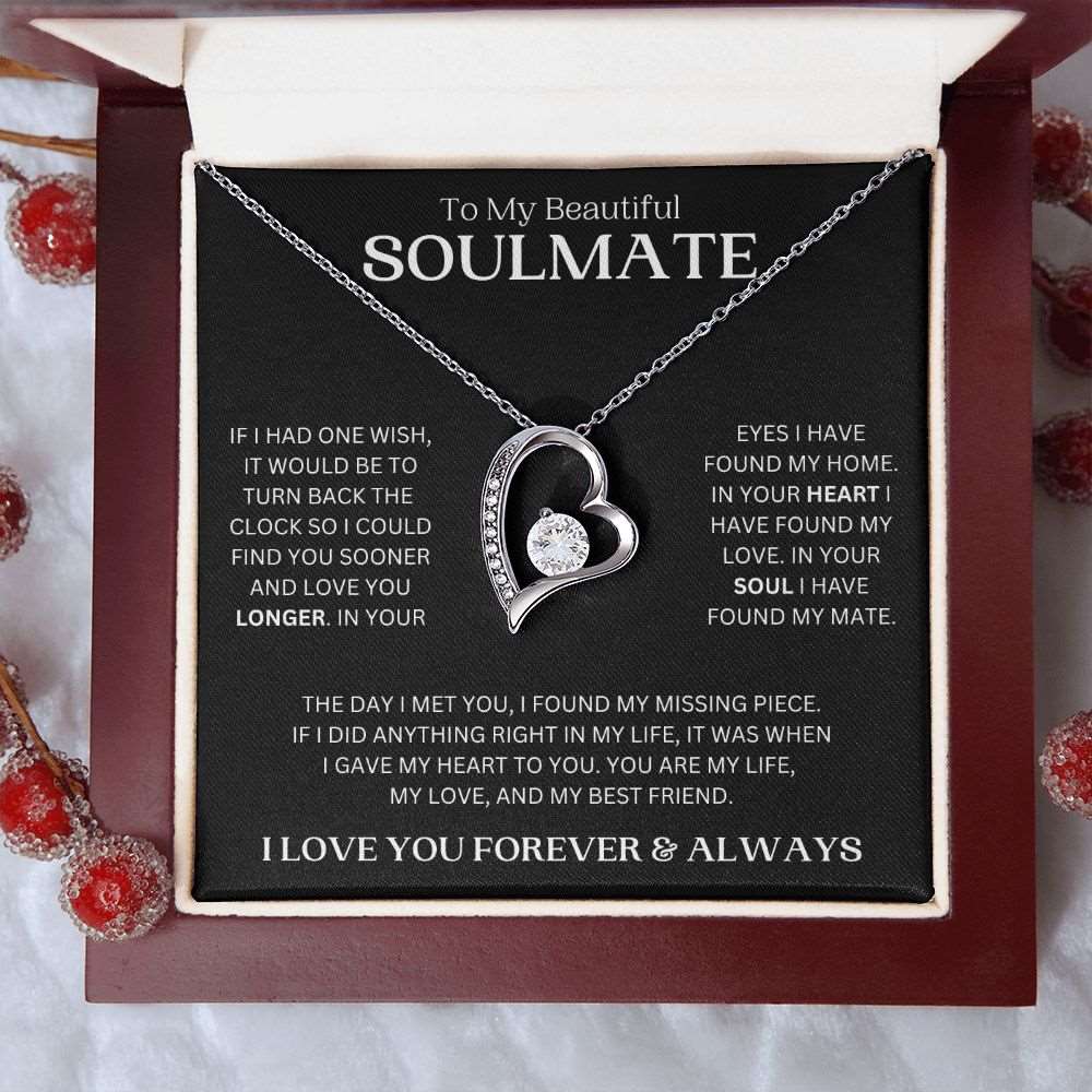 To My Beautiful Soulmate | One Wish | Forever Love Necklace