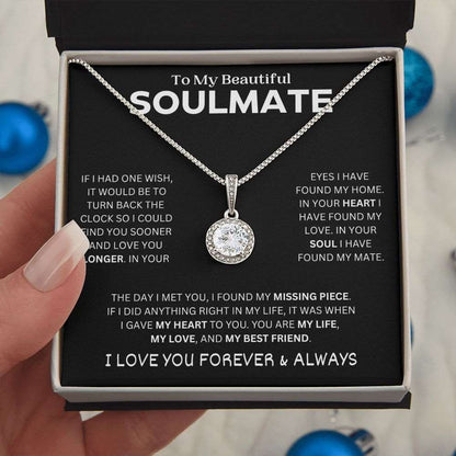 To My Beautiful Soulmate | One Wish | Eternal Hope Necklace