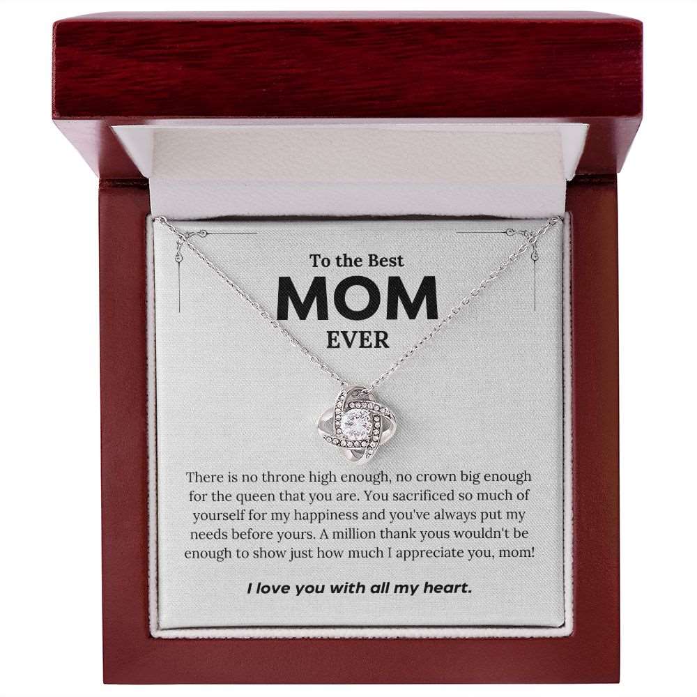 To the Best Mom Ever | Mother's Day Necklace