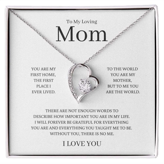 You Are The World Mom, Love Necklace