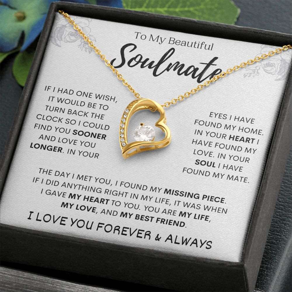 To My Beautiful Soulmate | In Your Soul | Forever Love Necklace